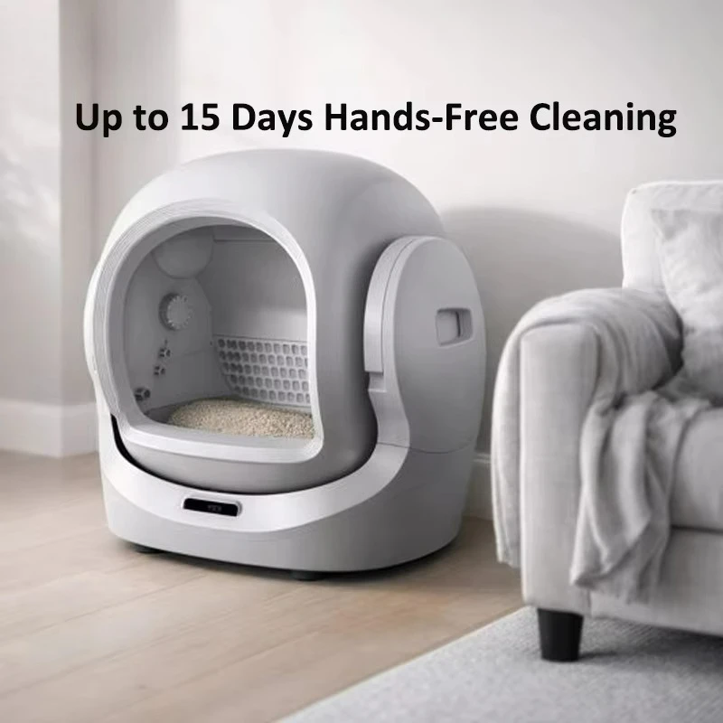 Smart Cat Litter Box with ABS Durable Body Automatic Cleaning & Easy Clean Features Odor Control System for Indoor Use
Smart Cat Litter Box with ABS Durable Body Automatic Cleaning & Easy Clean Features Odor Control System for Indoor Use
