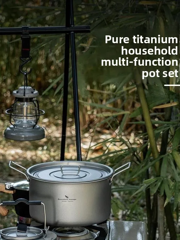 Pure Titanium Camping Pot Set Outdoor Steam Pot Camping Soup Pot Wild Camping Stir-Fry Pot Portable Hot Pot Water Boiler Larg...
Pure Titanium Camping Pot Set Outdoor Steam Pot Camping Soup Pot Wild Camping Stir-Fry Pot Portable Hot Pot Water Boiler Larg...