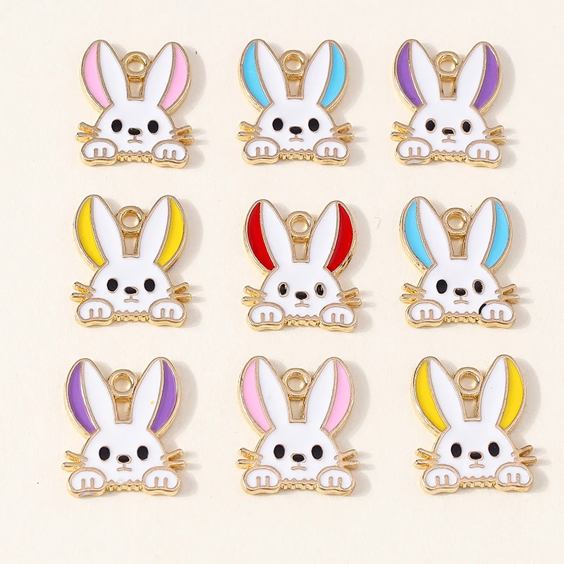 20pcs 13x16mm Cartoon Animal Rabbit Charms Enamel Bunny Charms Pendants for Jewelry Making Necklaces Earrings DIY Craft Supplies
20pcs 13x16mm Cartoon Animal Rabbit Charms Enamel Bunny Charms Pendants for Jewelry Making Necklaces Earrings DIY Craft Supplies