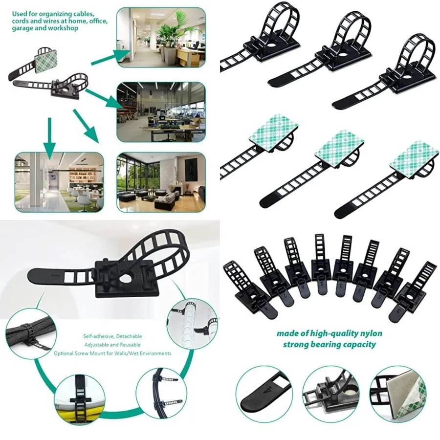 Cable Management Desk Wire Organizer Cable Ties Zip Ties Adhesive Cord Clips Cord Keeper Desk Wire Management
Cable Management Desk Wire Organizer Cable Ties Zip Ties Adhesive Cord Clips Cord Keeper Desk Wire Management