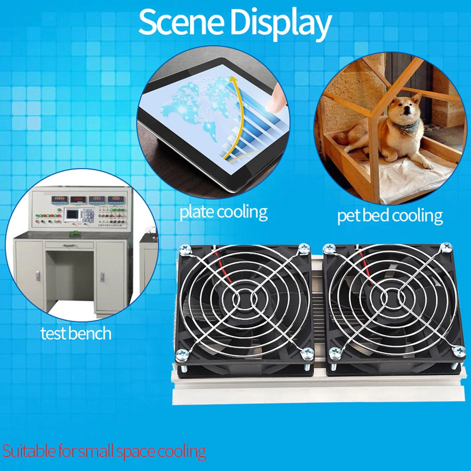 Dual core Semiconductor Refrigeration Thermoelectric Peltier Cooling System
Dual core Semiconductor Refrigeration Thermoelectric Peltier Cooling System