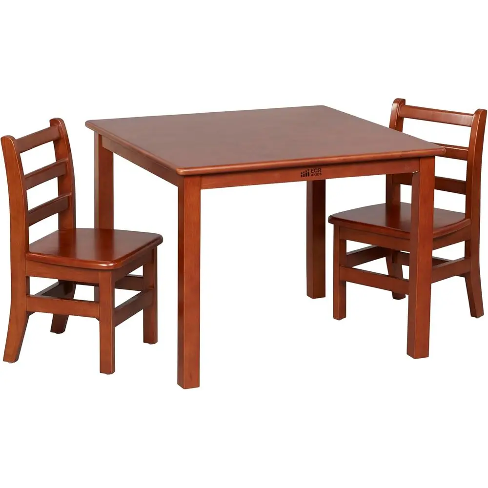 30in x 30in Square Hardwood Table and Chair Set, 12in Seat Height, Kids urniture, k Walnut, 3-Piece
30in x 30in Square Hardwood Table and Chair Set, 12in Seat Height, Kids urniture, k Walnut, 3-Piece