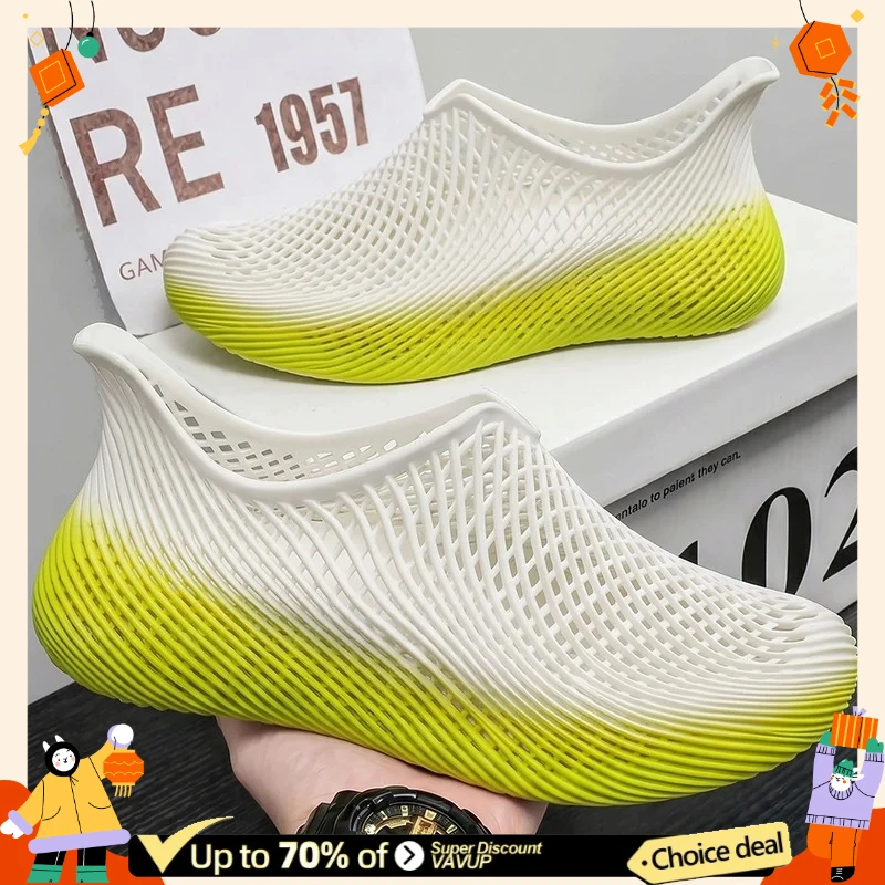 2026 Summer 3D Printed Clogs Lightweight Anti-slip Breathable Hollow Out Shoes Outdoor Sport Running Sneakers sandals men
2026 Summer 3D Printed Clogs Lightweight Anti-slip Breathable Hollow Out Shoes Outdoor Sport Running Sneakers sandals men