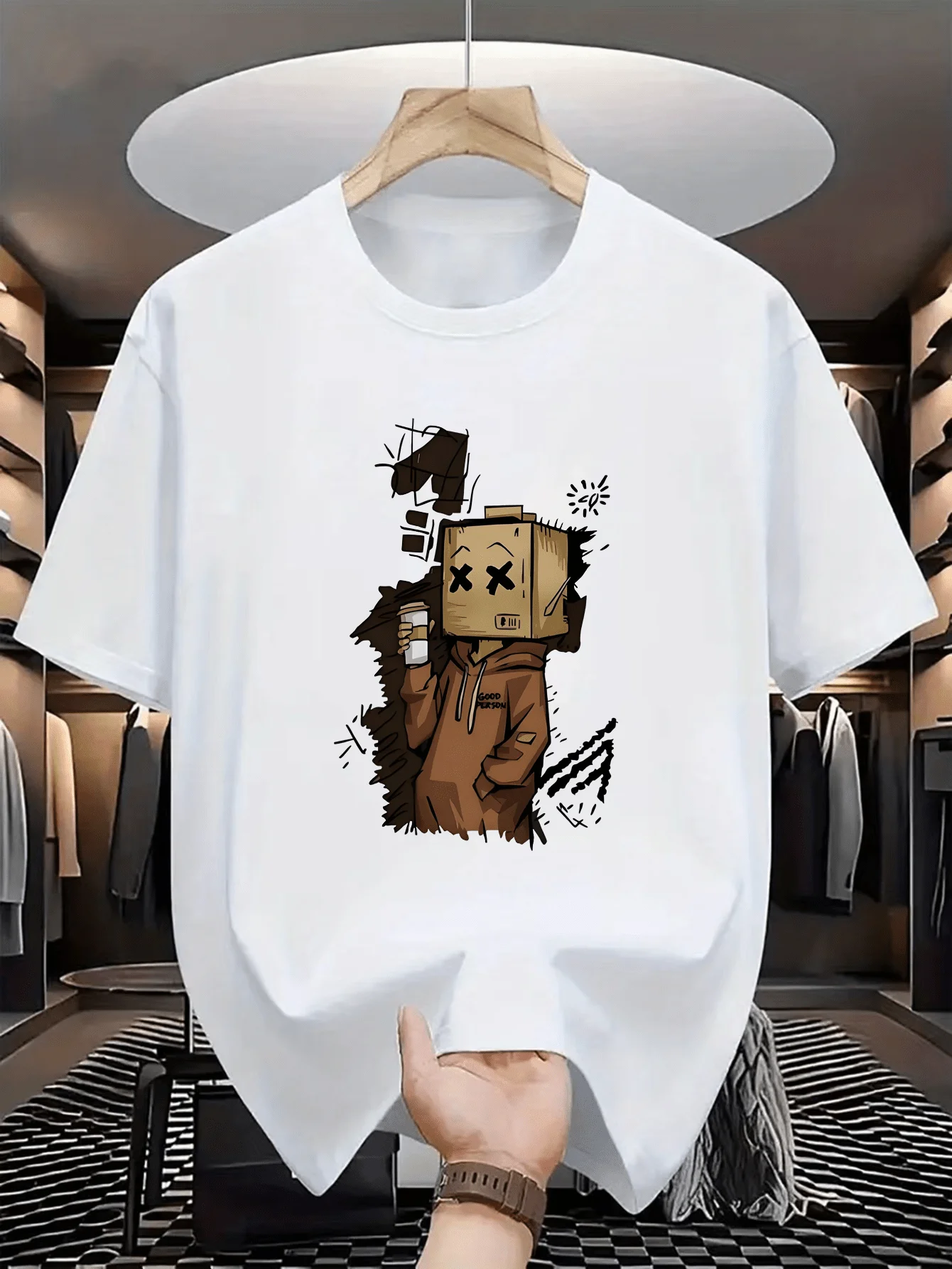 Men's Cotton T-shirt Men's and Women's Universal All-match Cotton Round Neck Y2K Retro Trend Pattern Printed Short Sleeve
Men's Cotton T-shirt Men's and Women's Universal All-match Cotton Round Neck Y2K Retro Trend Pattern Printed Short Sleeve