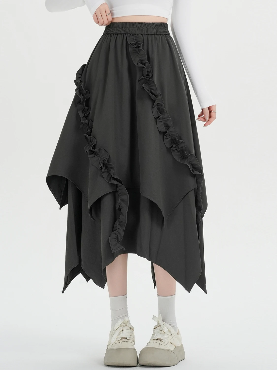 Korean Style Half Skirt Women's plus Size Elastic Waist Cover Belly A-Line Skirt Spring 2026 New Arrival Office Commute Friendly
Korean Style Half Skirt Women's plus Size Elastic Waist Cover Belly A-Line Skirt Spring 2026 New Arrival Office Commute Friendly