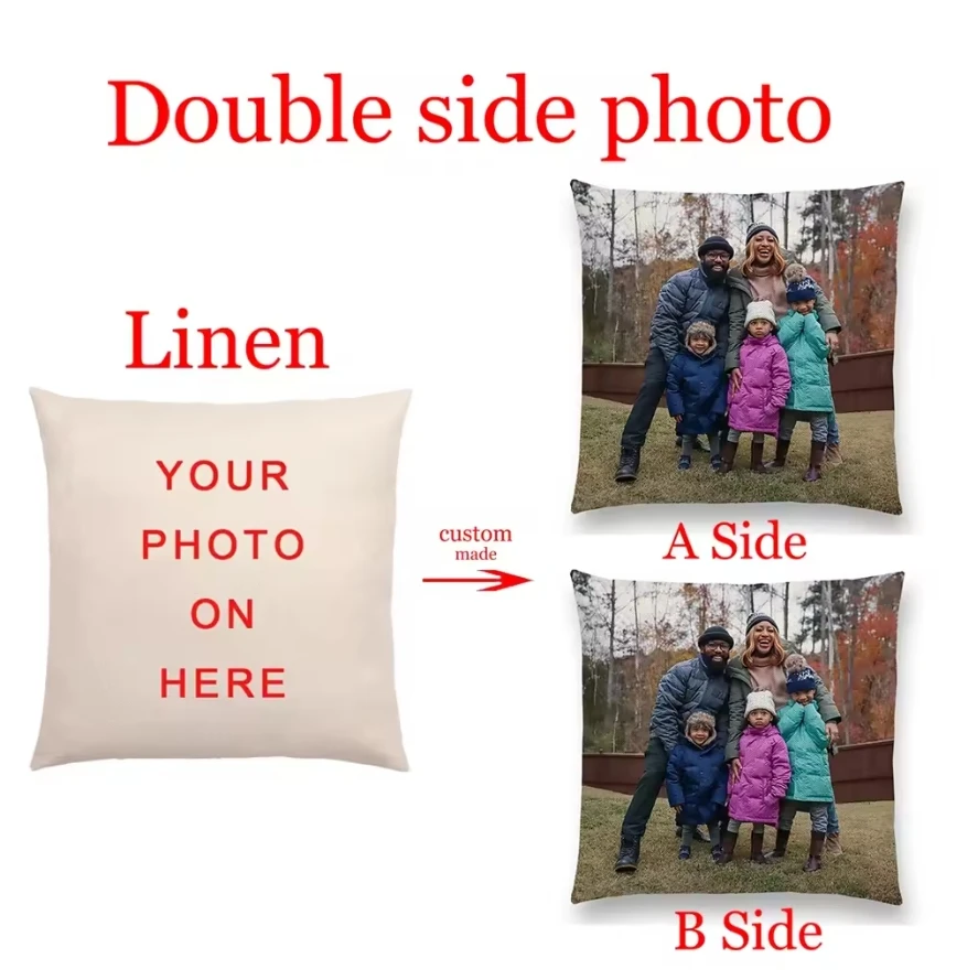 DIY Logo Custom Cushion Cover Baby Family Pets Pillow Case Luxury Brand Customized Throw Pillow Cover Linen Housse De Coussin
DIY Logo Custom Cushion Cover Baby Family Pets Pillow Case Luxury Brand Customized Throw Pillow Cover Linen Housse De Coussin