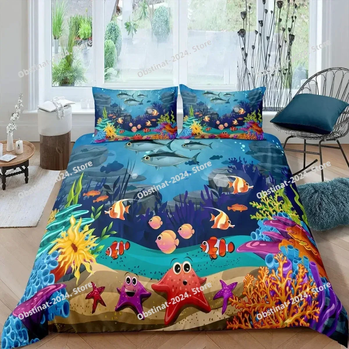 2025 3D Cartoon Octopus Bedding Set KingQueen Size,Ocean Underwater World Duvet Cover Kids Sea Coral Fish Polyester Quilt Cover
2025 3D Cartoon Octopus Bedding Set KingQueen Size,Ocean Underwater World Duvet Cover Kids Sea Coral Fish Polyester Quilt Cover