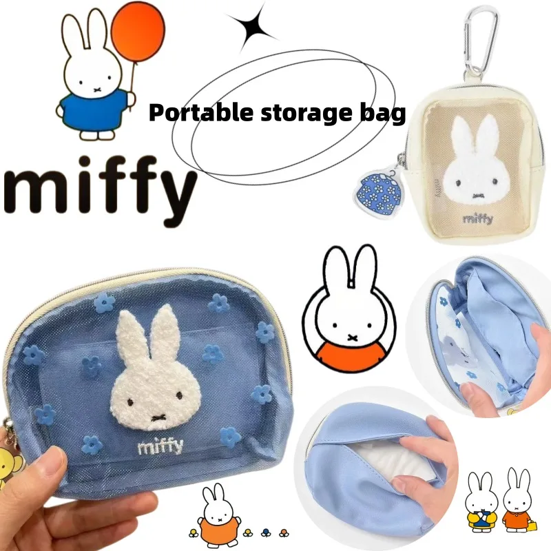 Miffy Modern Creative Japanese-style Storage Bag Cartoon Embroidered Makeup Bag Mesh Transparent High-Value Portable Coin Purse
Miffy Modern Creative Japanese-style Storage Bag Cartoon Embroidered Makeup Bag Mesh Transparent High-Value Portable Coin Purse