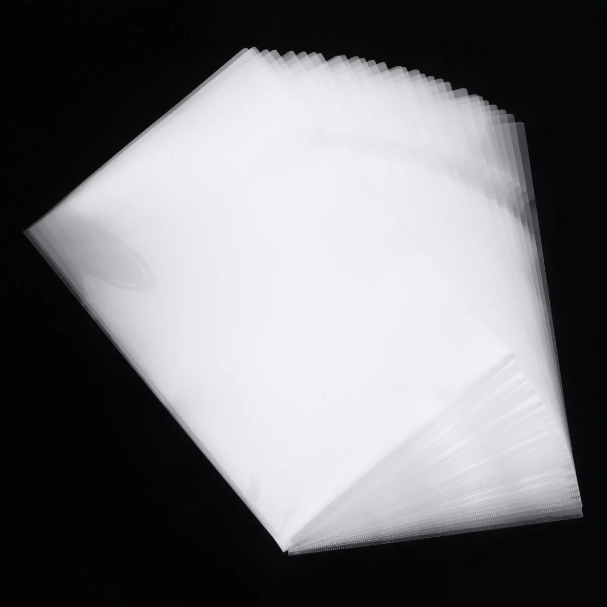 30Pcs Clear L Shape Plastic File Folder A4 Document Organizer Expanding Wallet Convenient Holder for Office School Home Use
30Pcs Clear L Shape Plastic File Folder A4 Document Organizer Expanding Wallet Convenient Holder for Office School Home Use