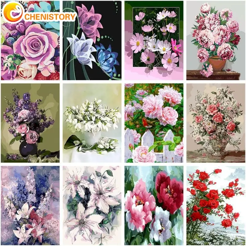 CHENISTORY Classic Picture By Numbers Crafts Decorative Paintings Beautiful Flowers Painting Numbers Home Decor Unique Gift
CHENISTORY Classic Picture By Numbers Crafts Decorative Paintings Beautiful Flowers Painting Numbers Home Decor Unique Gift