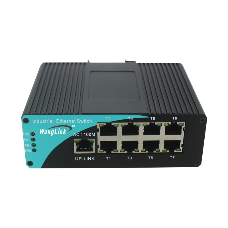 Промышленный промышленный оптоволоконный преобразователь Ethernet 100M, 9 портов Ethernet 10/100M
Промышленный промышленный оптоволоконный преобразователь Ethernet 100M, 9 портов Ethernet 10/100M