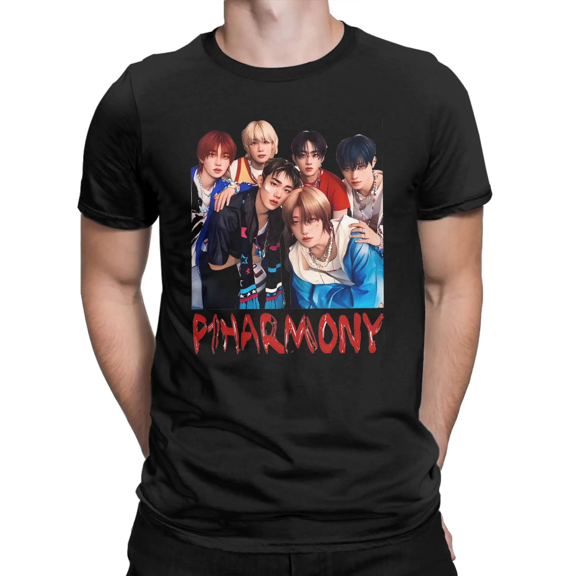 P1Harmony Band Merch Футболки унисекс Хлопковая футболка Топы с графическим принтом Футболка
P1Harmony Band Merch Футболки унисекс Хлопковая футболка Топы с графическим принтом Футболка