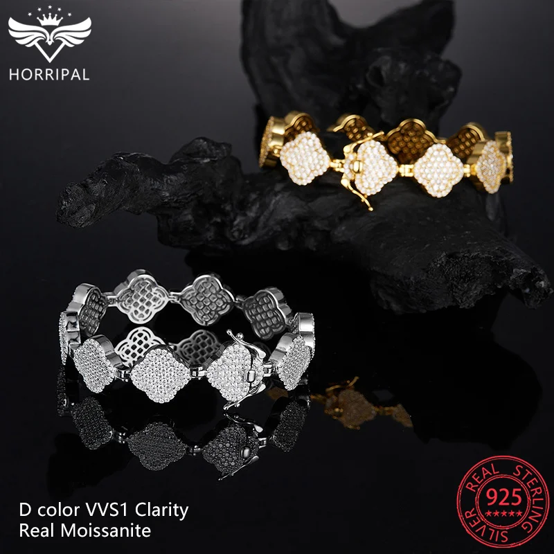 Moissanite Cuban Bracelet for Women Men D VVS1 Full Diamond with GRA Certificate Sterling Silver Party Bracelet Hip Hop Jewelry
Moissanite Cuban Bracelet for Women Men D VVS1 Full Diamond with GRA Certificate Sterling Silver Party Bracelet Hip Hop Jewelry
