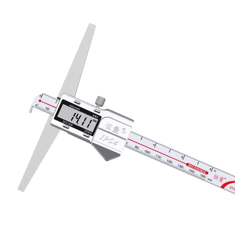 0-150mm Stainless Steel Digital Caliper, Single Hook Depth Gauge with Metal Case
0-150mm Stainless Steel Digital Caliper, Single Hook Depth Gauge with Metal Case