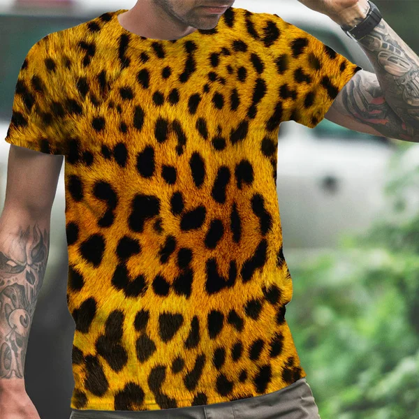 Fashion Casual Men/women Animal Print 3d T Shirt Funny Leopard Cool Short Sleeve Tee Shirts
Fashion Casual Men/women Animal Print 3d T Shirt Funny Leopard Cool Short Sleeve Tee Shirts