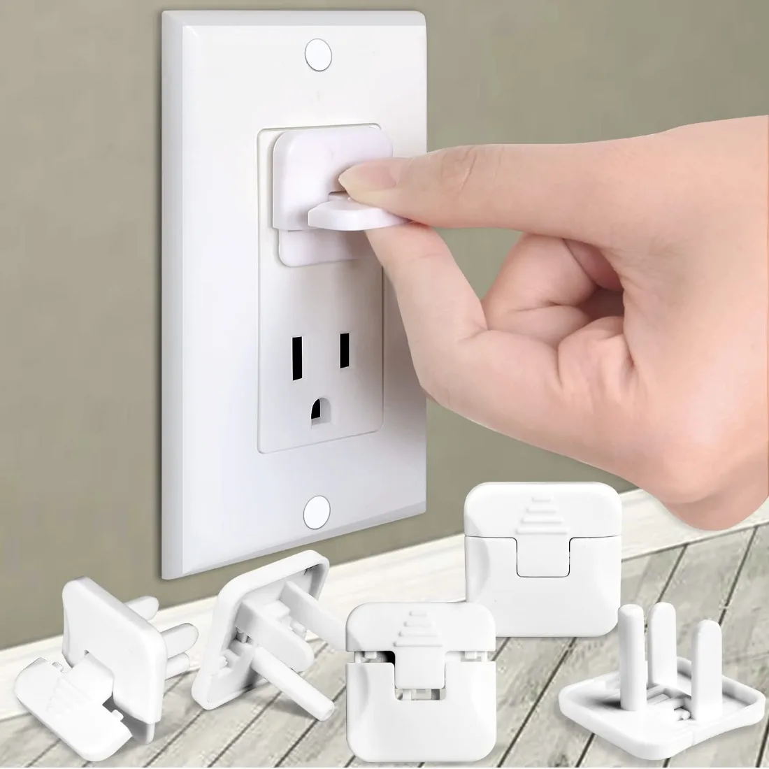38Pcs White Improved Tight-Fit Plastic Outlet Plug Covers, Anti-Shock US Standard Socket Safety Caps, Childproof Baby Proofing Guard for Household Wall Power Outlets
38Pcs White Improved Tight-Fit Plastic Outlet Plug Covers, Anti-Shock US Standard Socket Safety Caps, Childproof Baby Proofing Guard for Household Wall Power Outlets