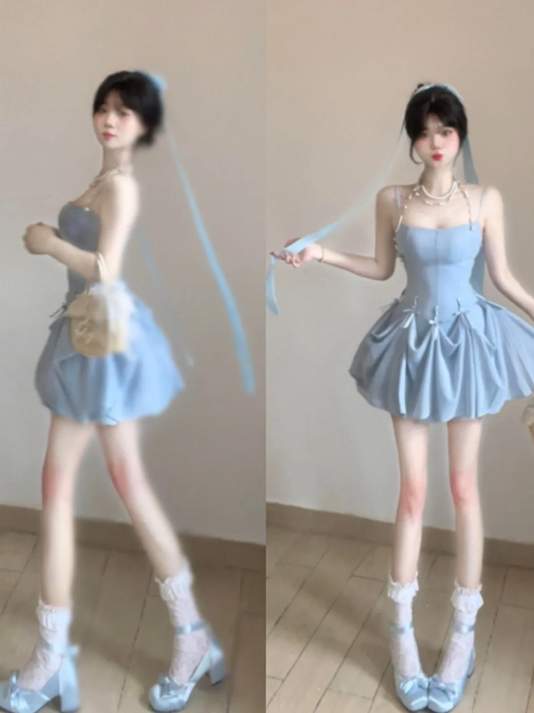 Gentle Wind Beautiful Puffy Waist Strap Dress Unique Fairy Skirt Summer Season Women's Fashion Slim Fit Gown No Sleeve U Neck
Gentle Wind Beautiful Puffy Waist Strap Dress Unique Fairy Skirt Summer Season Women's Fashion Slim Fit Gown No Sleeve U Neck