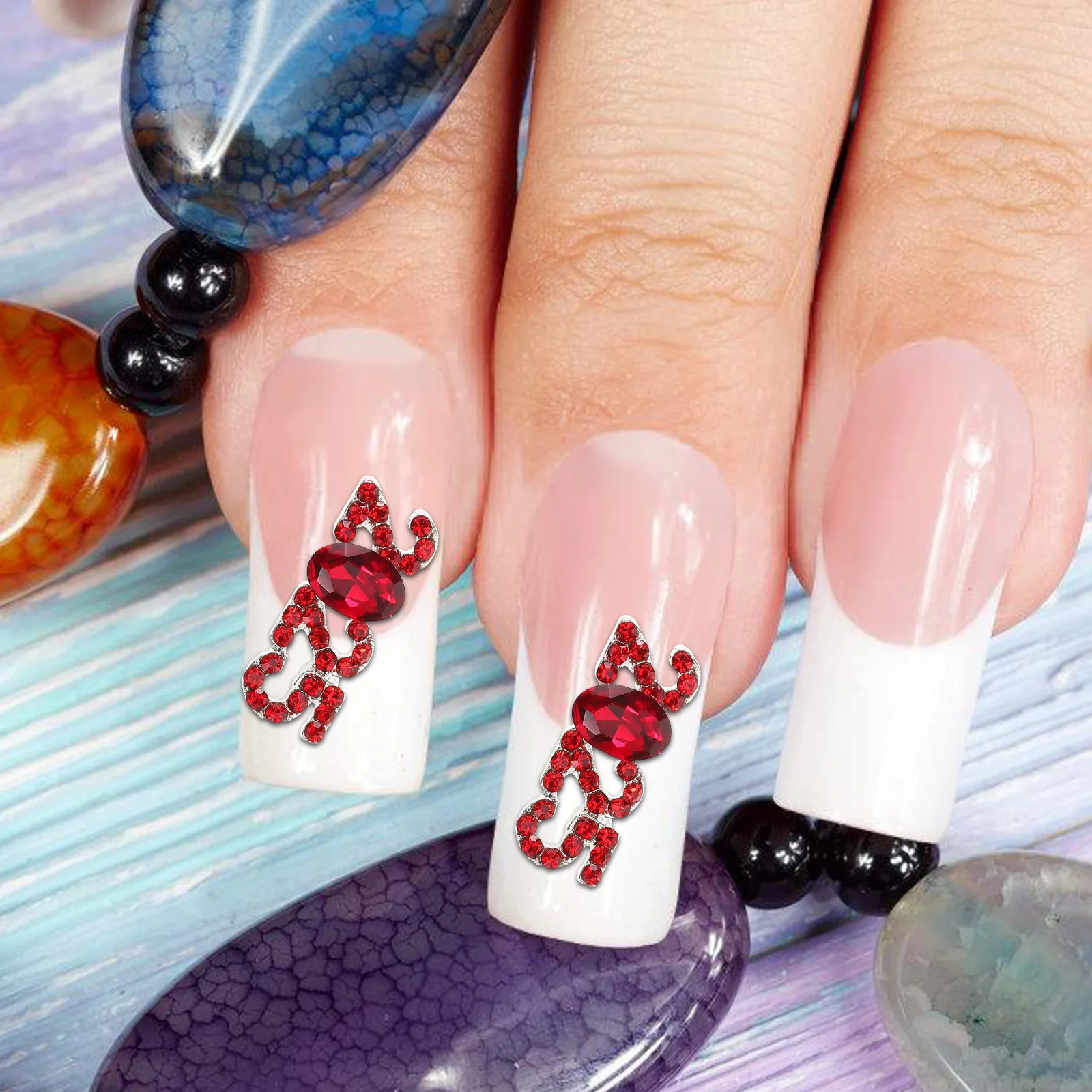 5 Pcs Alloy Digital Jewelry Charms Sparkling Rhinestone Inlaid Accessories DIY Decoration Nail Gems for Fake Nails Red Kawaii
5 Pcs Alloy Digital Jewelry Charms Sparkling Rhinestone Inlaid Accessories DIY Decoration Nail Gems for Fake Nails Red Kawaii