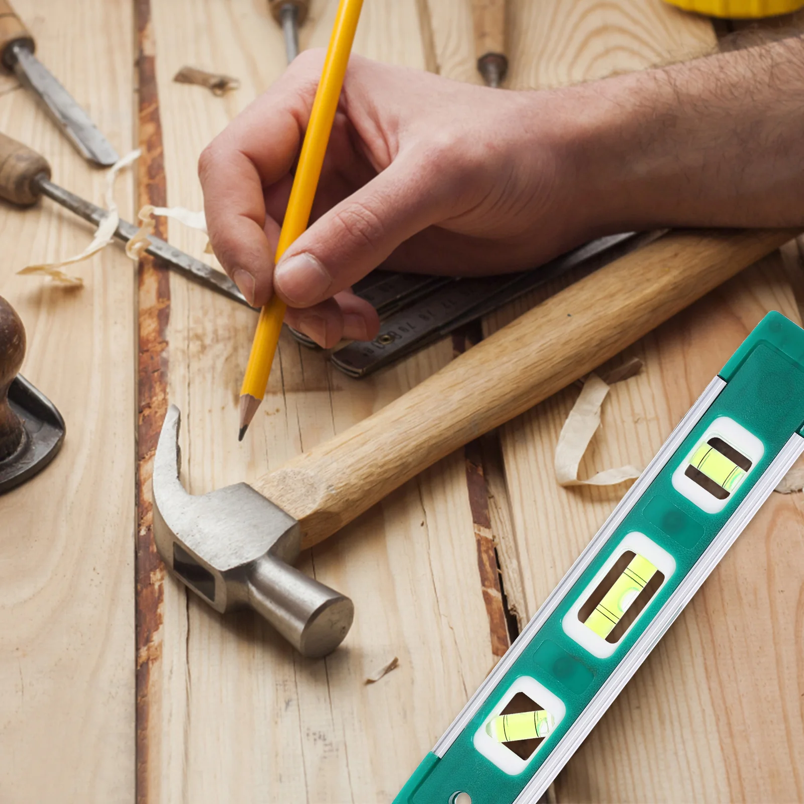 9 Inch Aluminum Surface Spirit Level Mini Size Lightweight Measuring Tool Balance Ruler Accurate Leveling Device Easy Reading 
9 Inch Aluminum Surface Spirit Level Mini Size Lightweight Measuring Tool Balance Ruler Accurate Leveling Device Easy Reading