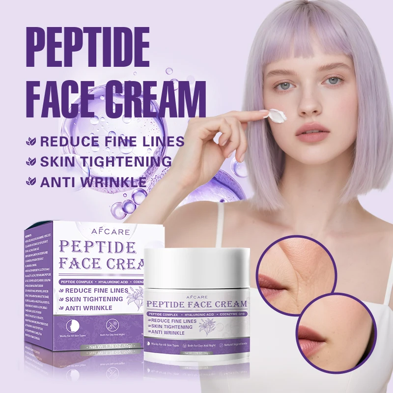 Peptide Collagen Anti Wrinkle Face Cream Anti-aging Moisturizing Hyaluronic Acid Facial Cream Nourishing Smooth Skincare
Peptide Collagen Anti Wrinkle Face Cream Anti-aging Moisturizing Hyaluronic Acid Facial Cream Nourishing Smooth Skincare
