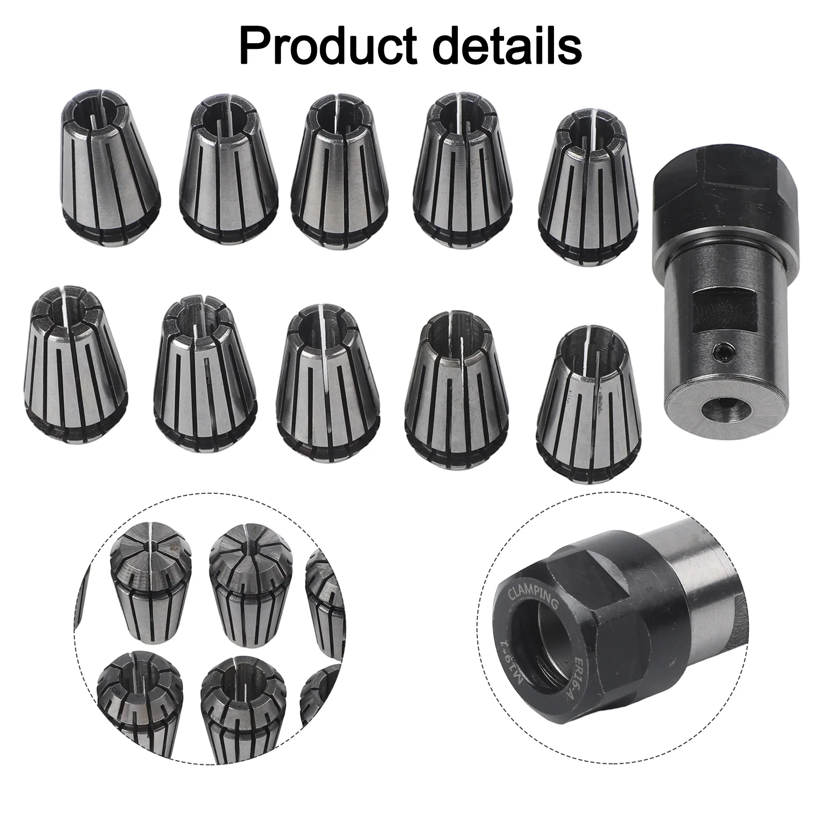 10pcs ER16 Spring Collet With Motor Shaft 8mm Extension Rod Bracket For CNC Milling Lathe Machine Tools Accessories
10pcs ER16 Spring Collet With Motor Shaft 8mm Extension Rod Bracket For CNC Milling Lathe Machine Tools Accessories