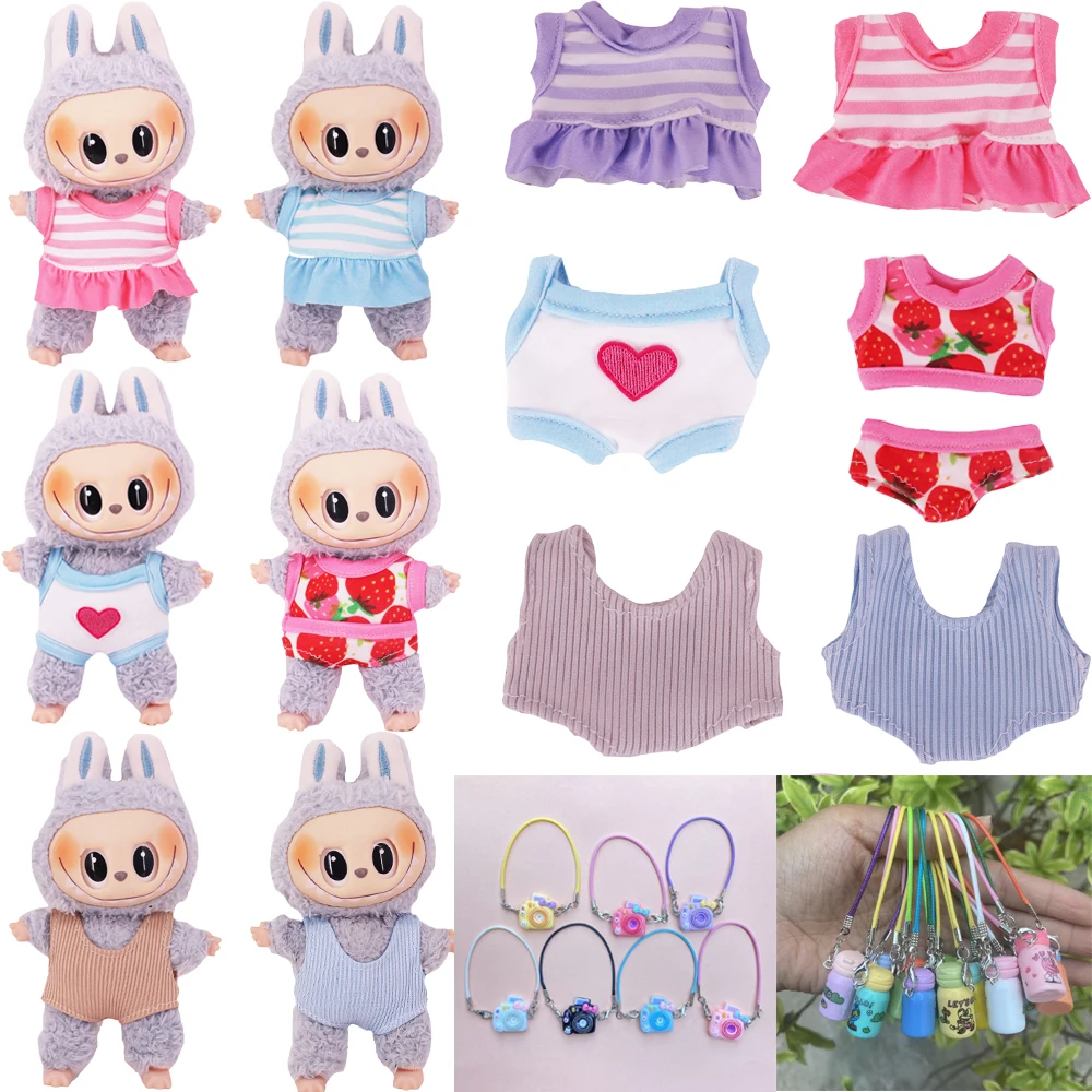 17CM Doll 3 Style Swimsuits, Daily Clothes,Mini Camera Thermos Cup Doll Accessories,labubu Clothes,Toys For Girls,Festival Gifts
17CM Doll 3 Style Swimsuits, Daily Clothes,Mini Camera Thermos Cup Doll Accessories,labubu Clothes,Toys For Girls,Festival Gifts