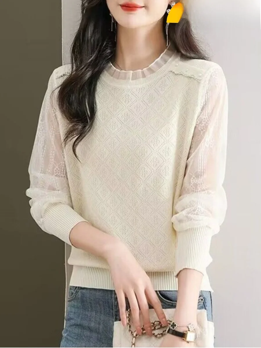 Модный вязаный базовый топ для женщин, новинка весенней коллекции, приталенный, с длинным рукавом, свободного кроя, повседневный, для милых девушек
Модный вязаный базовый топ для женщин, новинка весенней коллекции, приталенный, с длинным рукавом, свободного кроя, повседневный, для милых девушек