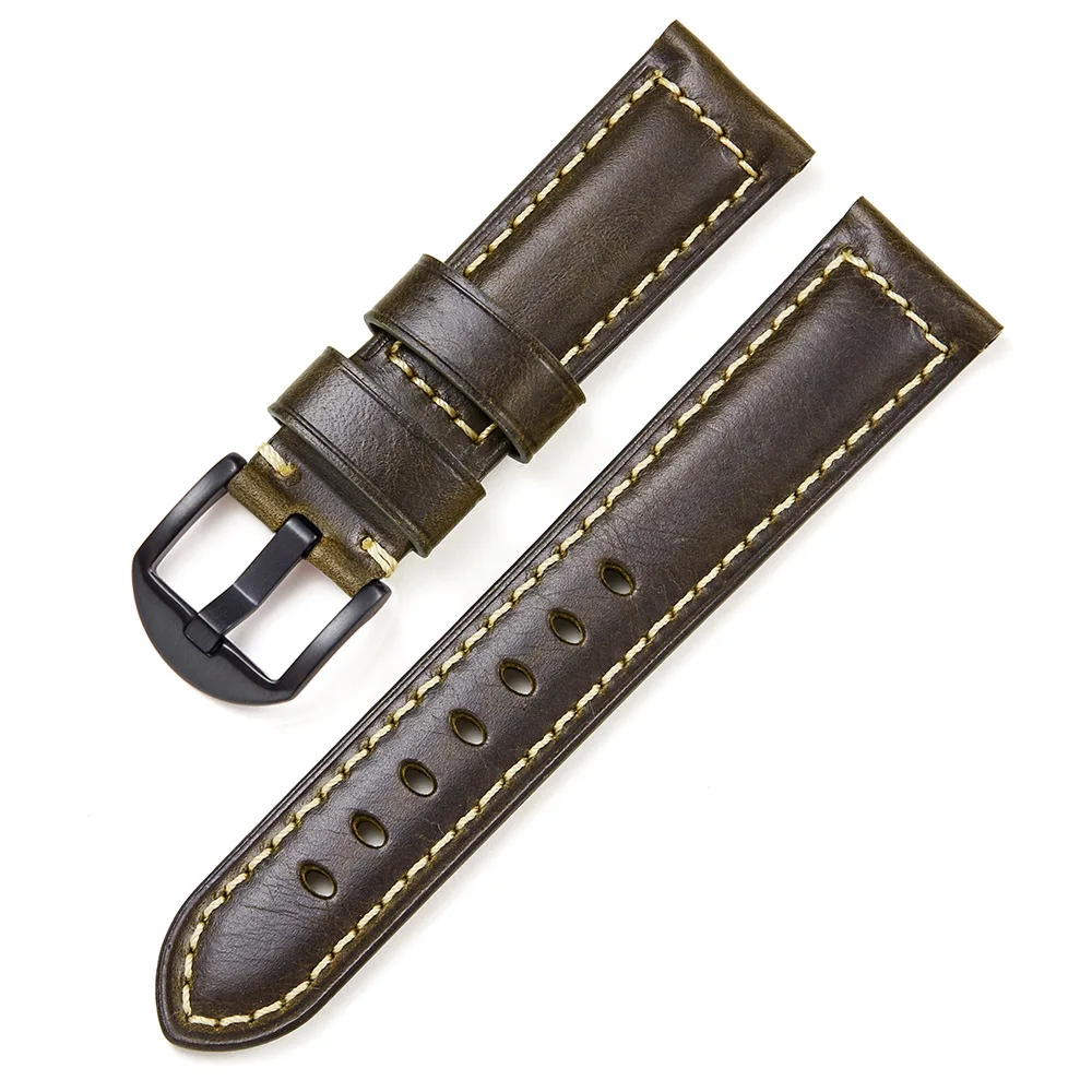 20mm 22mm 24mm 26mm Classic leather strap with stainless steel buckle Vintage style unisex
20mm 22mm 24mm 26mm Classic leather strap with stainless steel buckle Vintage style unisex