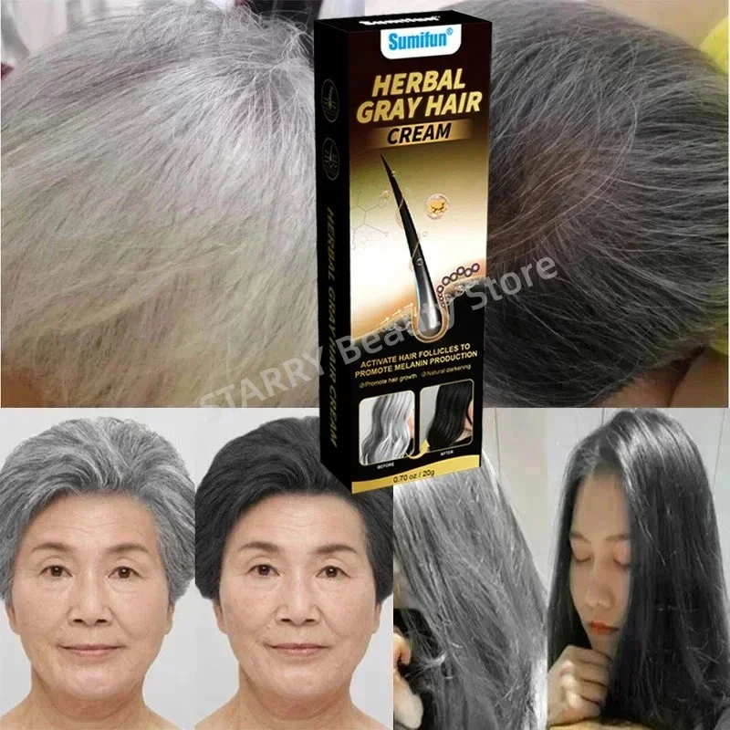 Gray White to Black Hair Dye Natural Plant Cream White To Black Hair Color Repair Nourish Product Anti Loss Hair Care Men Women
Gray White to Black Hair Dye Natural Plant Cream White To Black Hair Color Repair Nourish Product Anti Loss Hair Care Men Women