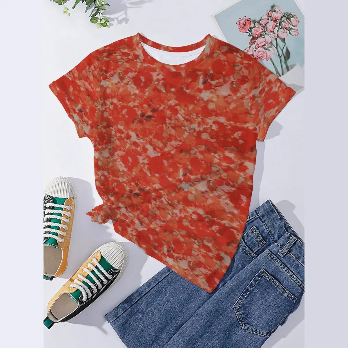 Seeyoushy 3D Printed Women's Top Summer Crewneck Short Sleeve Women's T-shirt Y2K Aesthetic T-shirt Harajuku Casual Women's Wear
Seeyoushy 3D Printed Women's Top Summer Crewneck Short Sleeve Women's T-shirt Y2K Aesthetic T-shirt Harajuku Casual Women's Wear