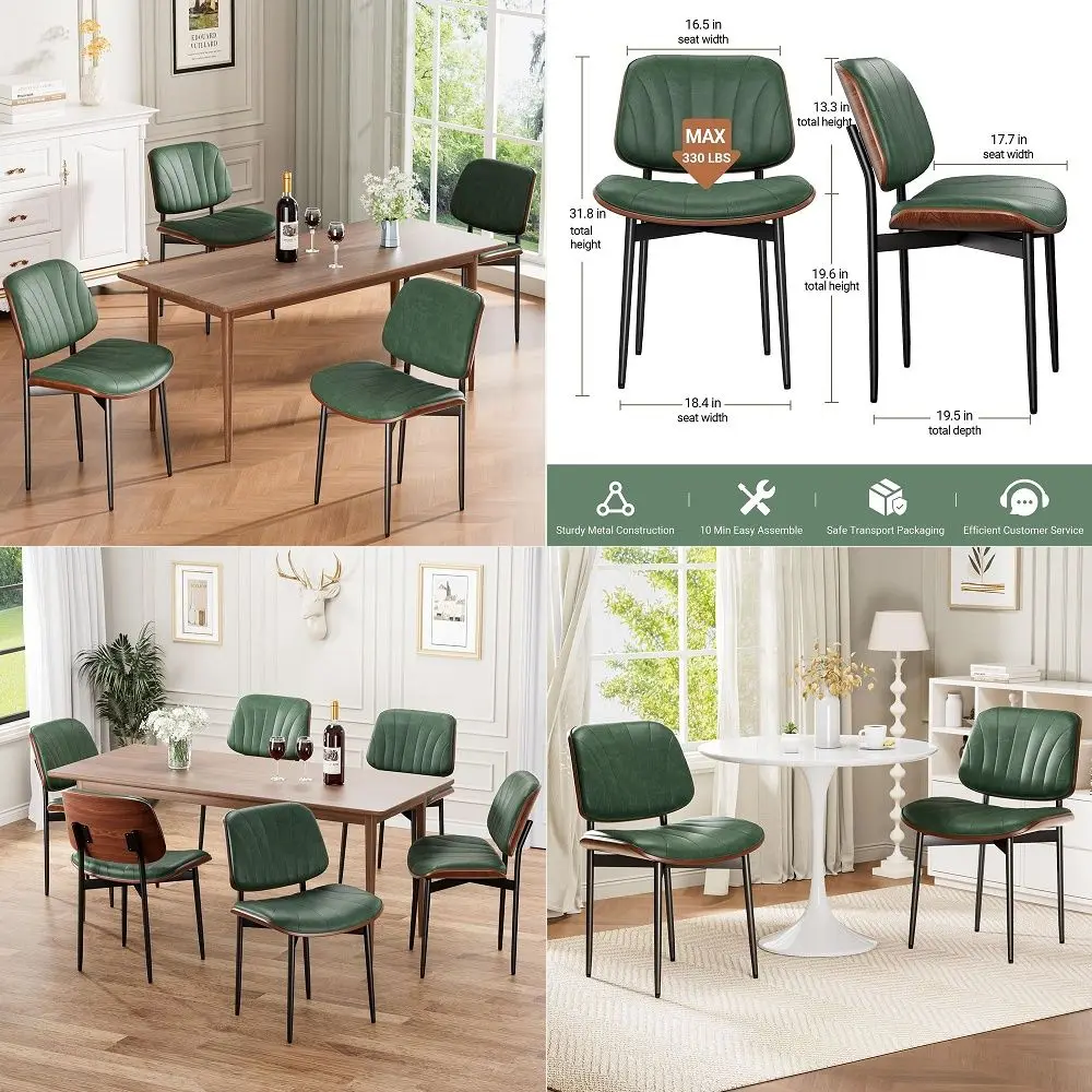 Dining Chairs Set of 4, Linen Fabric Khaki Striped Kitchen Chairs with Walnut Wood Leg Cushioned Back Modern Rustic Side Chairs
Dining Chairs Set of 4, Linen Fabric Khaki Striped Kitchen Chairs with Walnut Wood Leg Cushioned Back Modern Rustic Side Chairs
