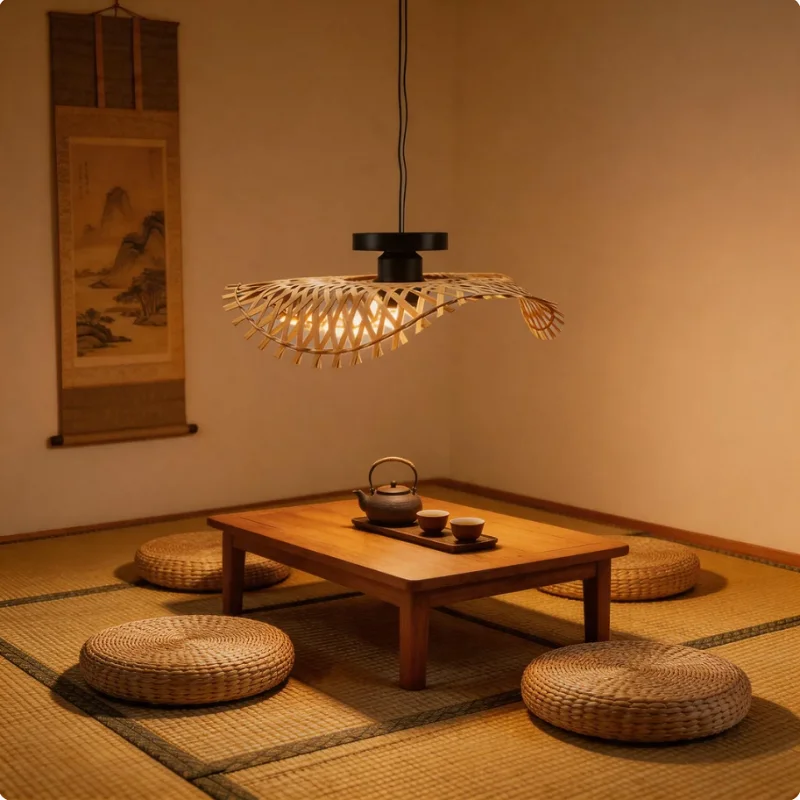 Personality Bamboo Woven Hanging Lamp Southeast Asian Zen Style Ceiling Light Household Lighting For Study Dining Bedroom
Personality Bamboo Woven Hanging Lamp Southeast Asian Zen Style Ceiling Light Household Lighting For Study Dining Bedroom
