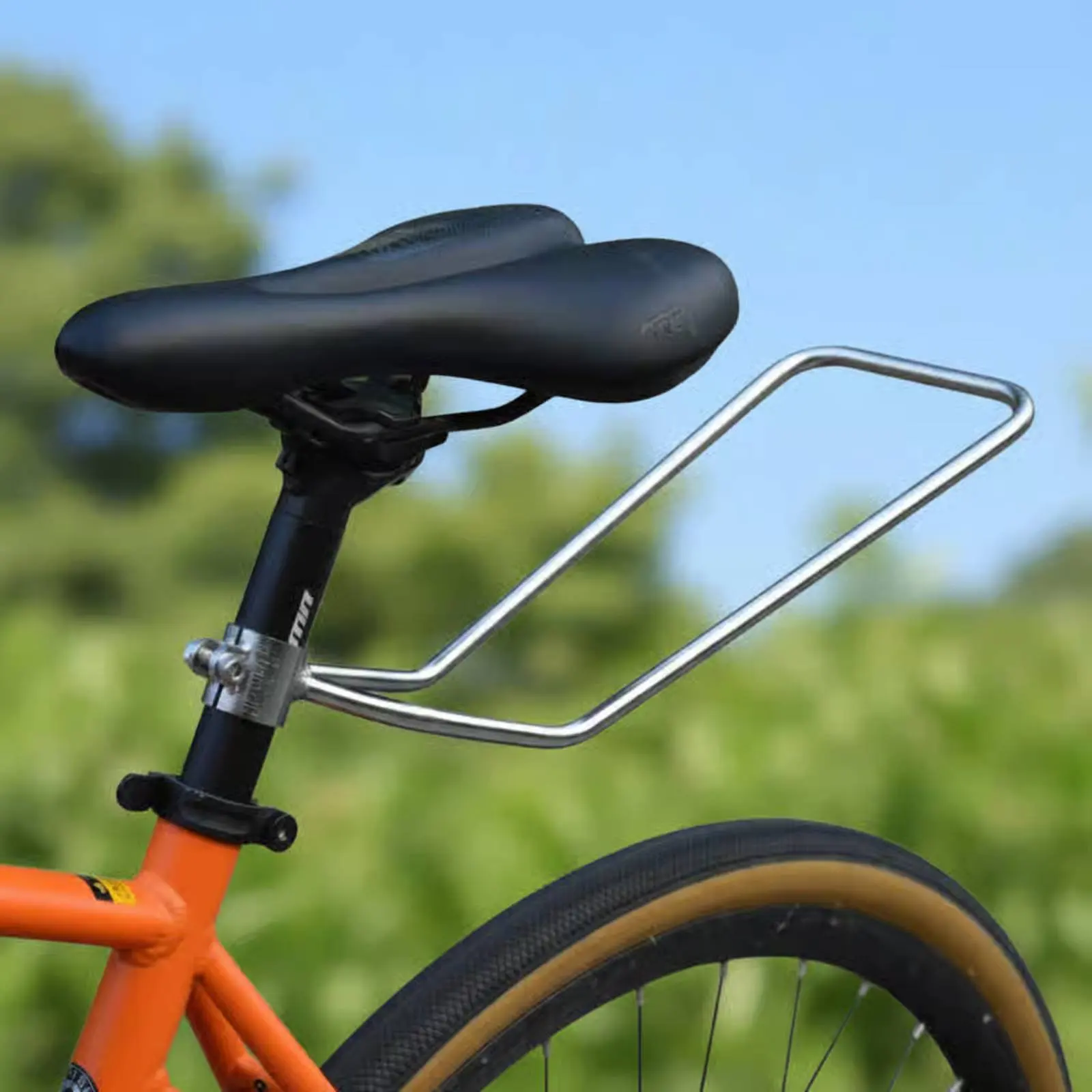 Stainless Steel Tail Rack High Stability Rear Bike Rack Cycle Luggage Carrier Long-Lasting Saddlebag Stabilizer Anti-Sway Design
Stainless Steel Tail Rack High Stability Rear Bike Rack Cycle Luggage Carrier Long-Lasting Saddlebag Stabilizer Anti-Sway Design