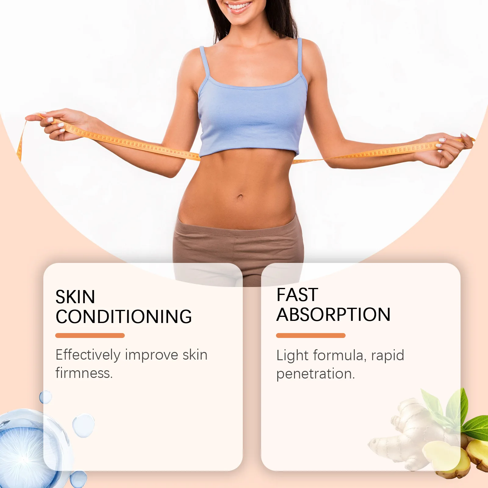 Firming Cream Gently Hydrates Improves Skin Texture Firming Elastic Detoxify Health Lose Weight Fat Burning Body Slimming Cream
Firming Cream Gently Hydrates Improves Skin Texture Firming Elastic Detoxify Health Lose Weight Fat Burning Body Slimming Cream