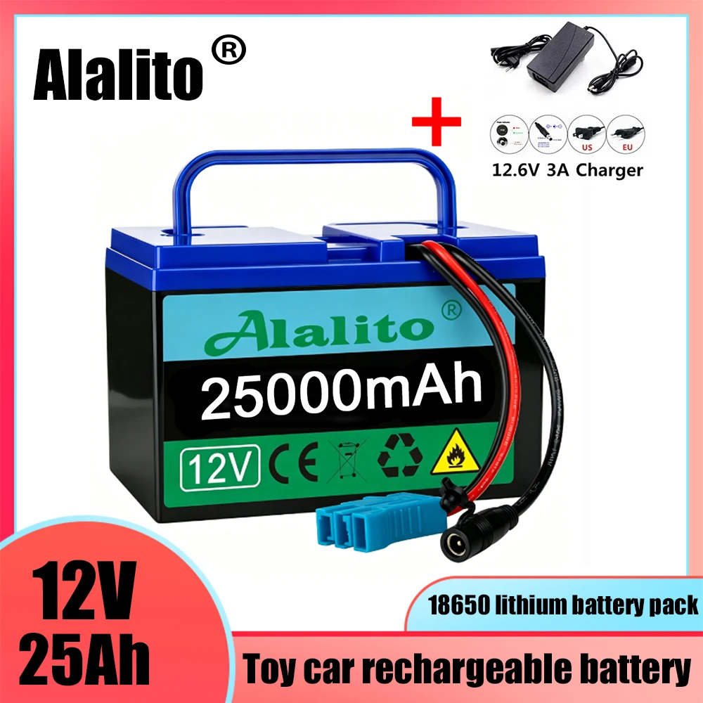 12V 25Ah Li-ion Battery for Peg Perego John Deere Tractor Ride-on Toy Gator 12V Battery for Ride On Toys Kids Tractor On Car
12V 25Ah Li-ion Battery for Peg Perego John Deere Tractor Ride-on Toy Gator 12V Battery for Ride On Toys Kids Tractor On Car