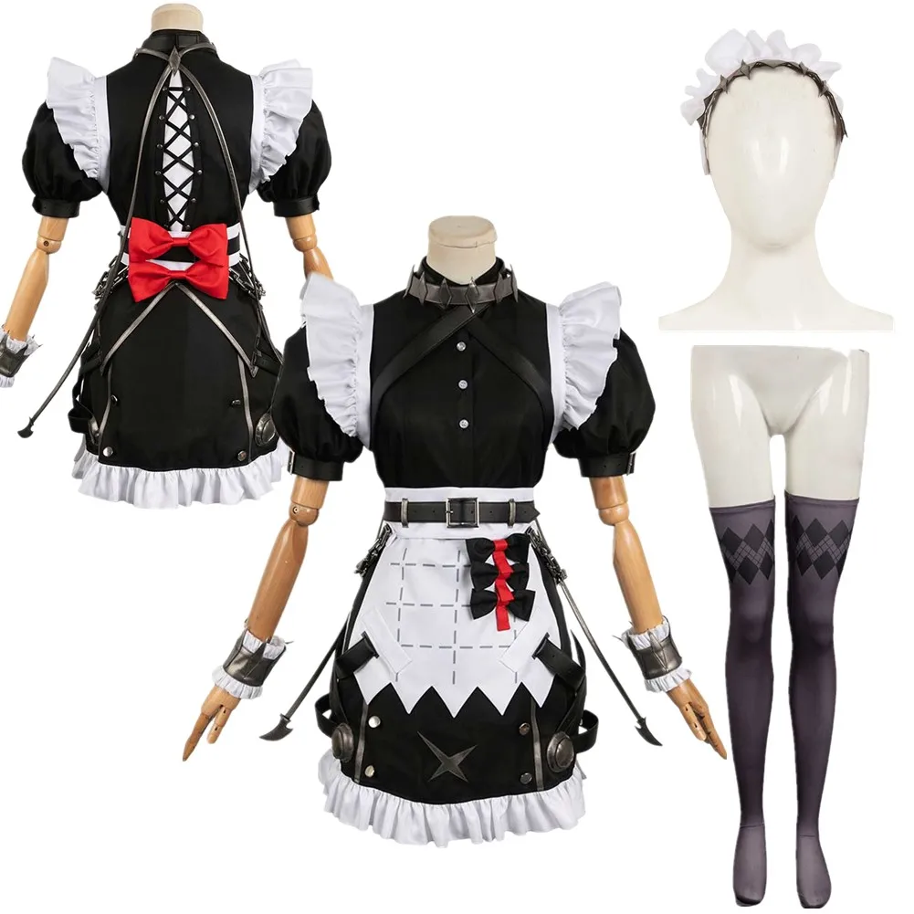 Ellen Black Maid Cosplay Costume Uniform for Adult Women Disguise Suit Halloween Carnival Party Fantasia Dress
Ellen Black Maid Cosplay Costume Uniform for Adult Women Disguise Suit Halloween Carnival Party Fantasia Dress