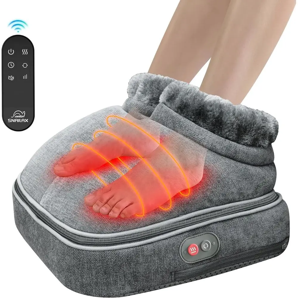 Heated Shiatsu Foot Massager for Deep Kneading, Plantar Fasciitis Relief, and Improved Circulation - Ideal for Home and Office
Heated Shiatsu Foot Massager for Deep Kneading, Plantar Fasciitis Relief, and Improved Circulation - Ideal for Home and Office