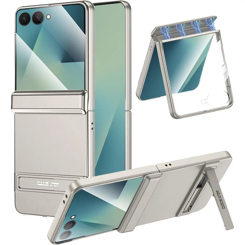 For Samsung Galaxy Z Flip 7 phone case, with magnetic hinge and hidden bracket, ultra-thin full protection screen protector film
For Samsung Galaxy Z Flip 7 phone case, with magnetic hinge and hidden bracket, ultra-thin full protection screen protector film