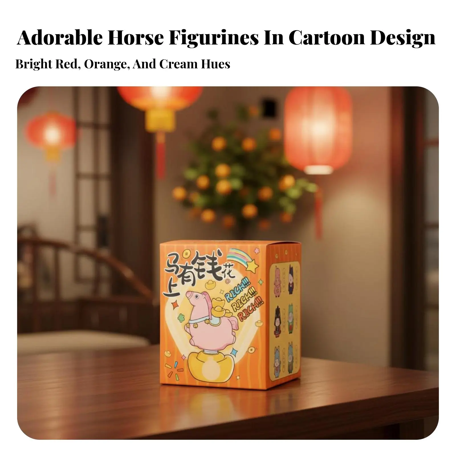 Zodiac Horse Cartoon Resin Figure, 2026 New Year Desktop Decoration, Fortune Gift, Random Design
Zodiac Horse Cartoon Resin Figure, 2026 New Year Desktop Decoration, Fortune Gift, Random Design