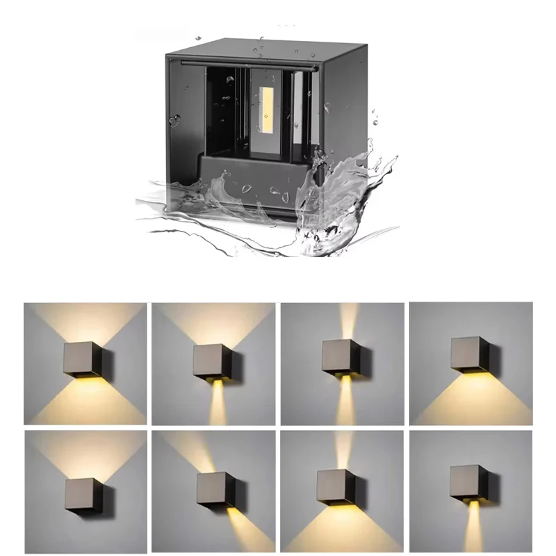 6W/12W LED Wall Light Square Outdoor Waterproof IP65 Porch Garden Wall Lamp & Indoor Bedroom Bedside Decoration Lighting Lamp
6W/12W LED Wall Light Square Outdoor Waterproof IP65 Porch Garden Wall Lamp & Indoor Bedroom Bedside Decoration Lighting Lamp