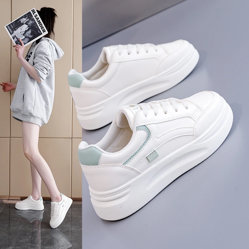 White shoes versatile women's Korean version of the spring and summer breathable casual explosive thick sole slippers
White shoes versatile women's Korean version of the spring and summer breathable casual explosive thick sole slippers