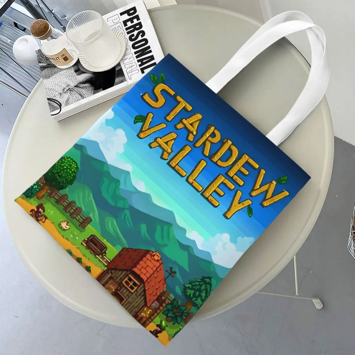 Холщовая большая сумка Stardew Valley, модная сумка для покупок большой вместимости для сумок для покупок унисекс
Холщовая большая сумка Stardew Valley, модная сумка для покупок большой вместимости для сумок для покупок унисекс