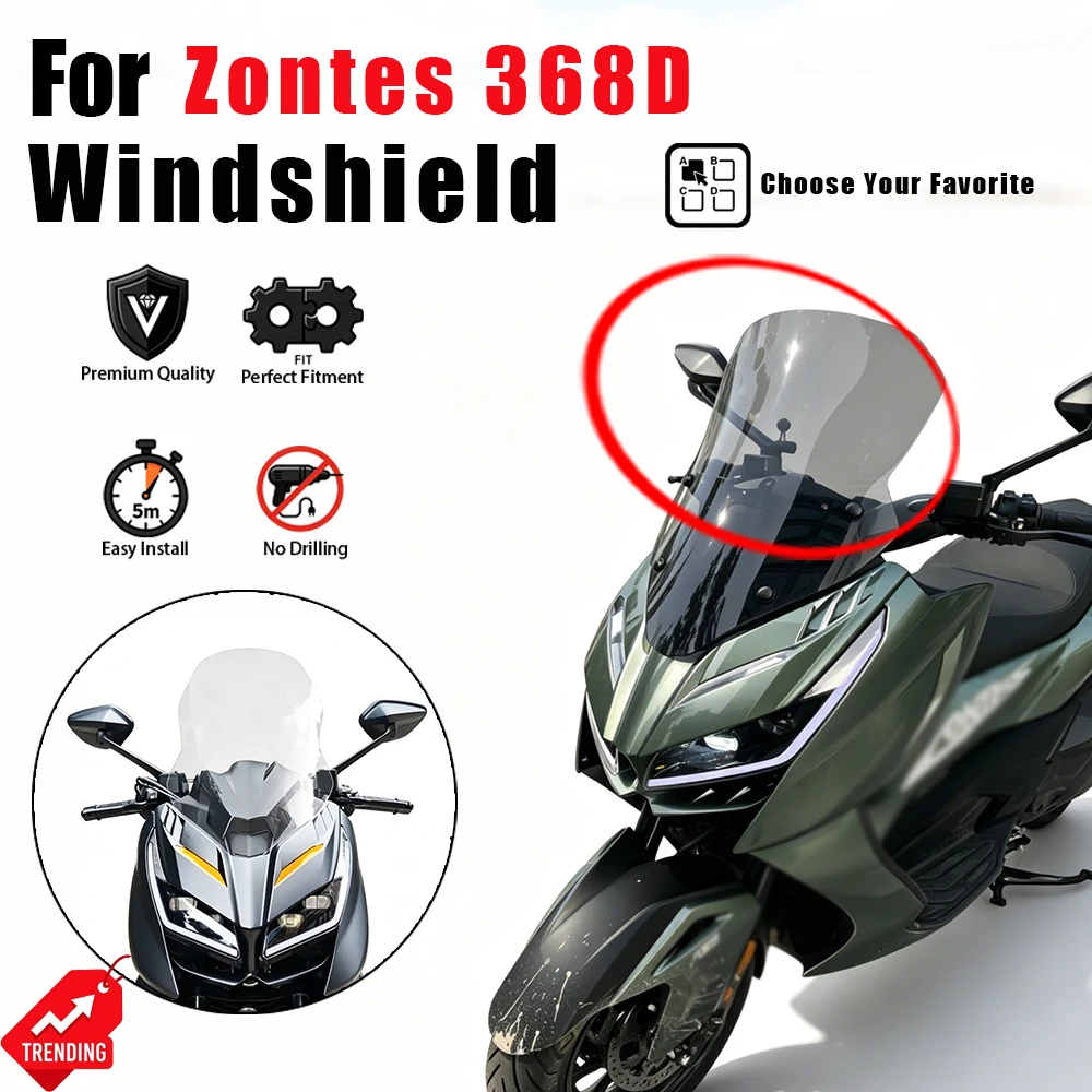 Heightened Widened Front Windshield Windscreen Visor Rain Guard Modified Accessories for Zontes 368D
Heightened Widened Front Windshield Windscreen Visor Rain Guard Modified Accessories for Zontes 368D