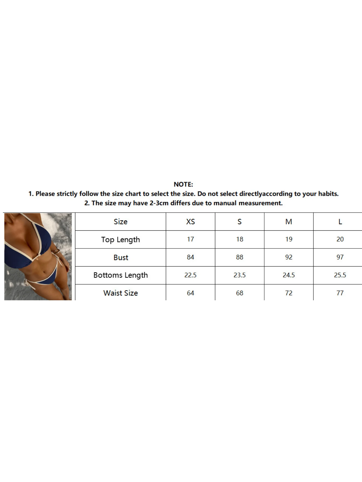 Womens Contrast Color Bikini Set With Adjustable Lace-Up Straps And Soft Bra Cup
Womens Contrast Color Bikini Set With Adjustable Lace-Up Straps And Soft Bra Cup