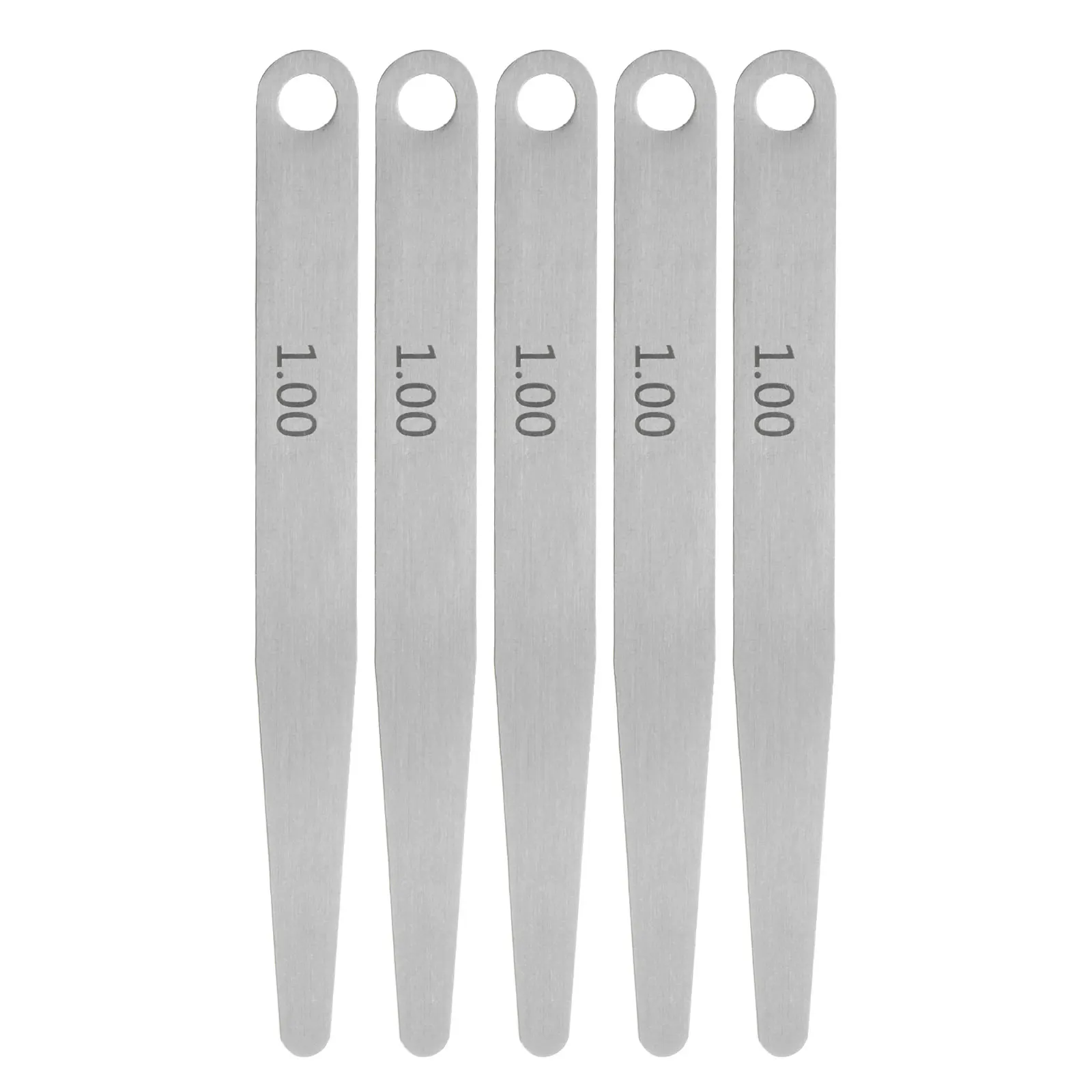 5 шт., щуп 1,0 мм, толщиномер, сталь 65MN для измерения зазора
5 шт., щуп 1,0 мм, толщиномер, сталь 65MN для измерения зазора