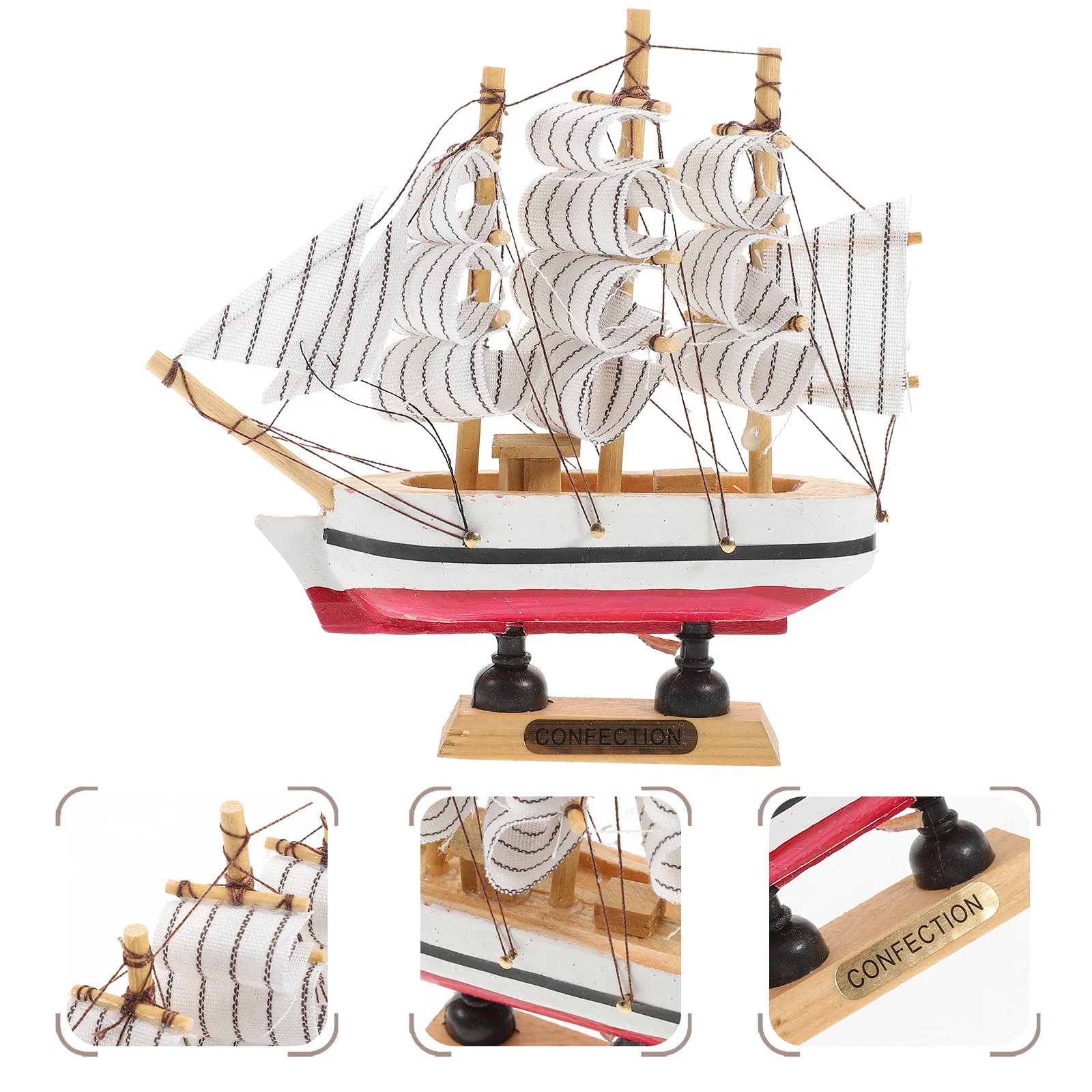 Sailboat Ornament Ship Toys Model Craft Nautical Ships Wooden Decor Car Decoration Creative
Sailboat Ornament Ship Toys Model Craft Nautical Ships Wooden Decor Car Decoration Creative