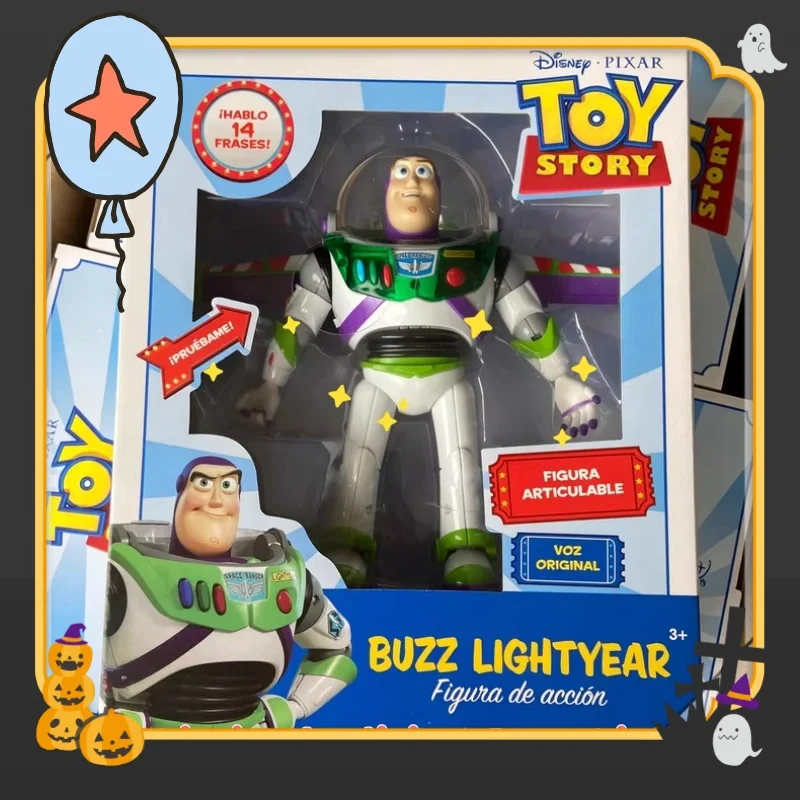 Limited Edition Toy Story Buzz Lightyear Action Figure Sound And Moveable Collectible Toy Supports Spanish Language Gifts
Limited Edition Toy Story Buzz Lightyear Action Figure Sound And Moveable Collectible Toy Supports Spanish Language Gifts