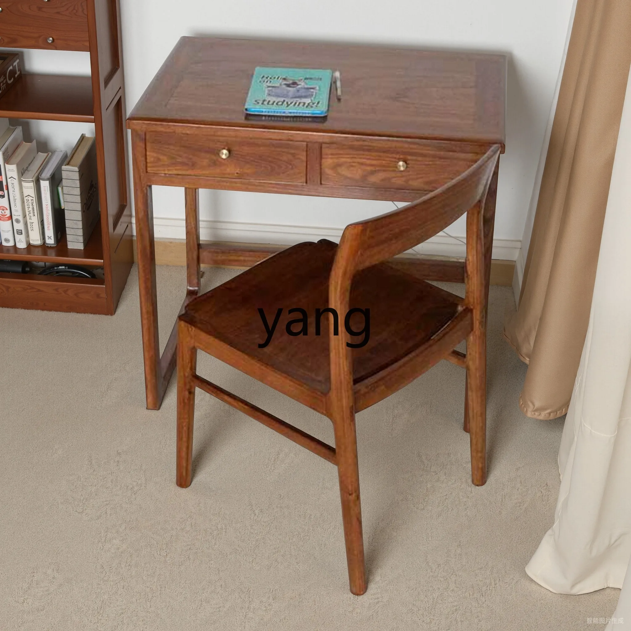 LTT elm small desk solid wood minimalist dresser bedroom writing desk
LTT elm small desk solid wood minimalist dresser bedroom writing desk