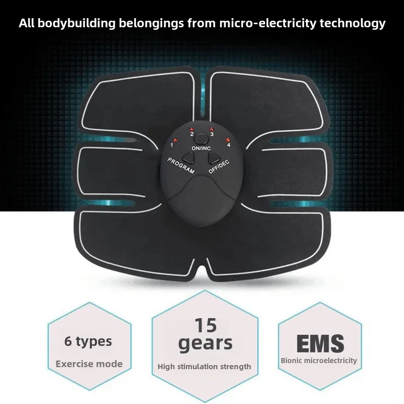Smart EMS Abdominal Muscle Patch USB Rechargeable Abdominal Muscle Patch Massage Slimming Muscle Patch Home Fitness Equipment
Smart EMS Abdominal Muscle Patch USB Rechargeable Abdominal Muscle Patch Massage Slimming Muscle Patch Home Fitness Equipment