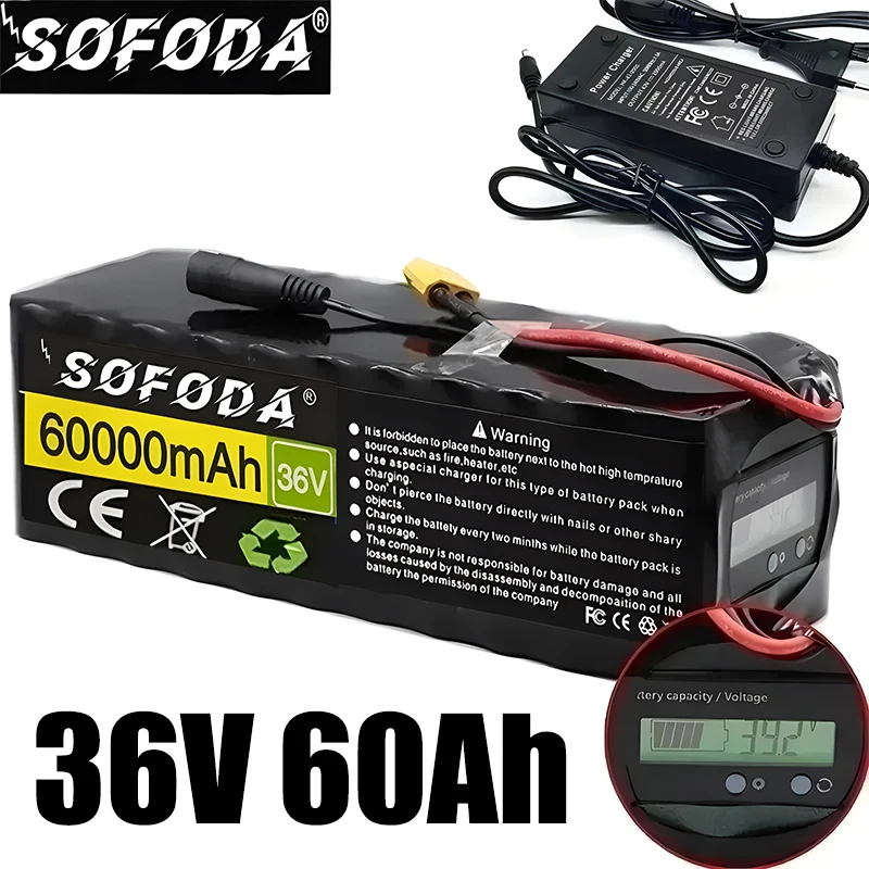Аккумулятор 36 В 10S4P 60Ah, аккумулятор высокой мощности 500 Вт 42 в 60000 мАч для электровелосипеда xt60 BMS с индикатором емкости
Аккумулятор 36 В 10S4P 60Ah, аккумулятор высокой мощности 500 Вт 42 в 60000 мАч для электровелосипеда xt60 BMS с индикатором емкости